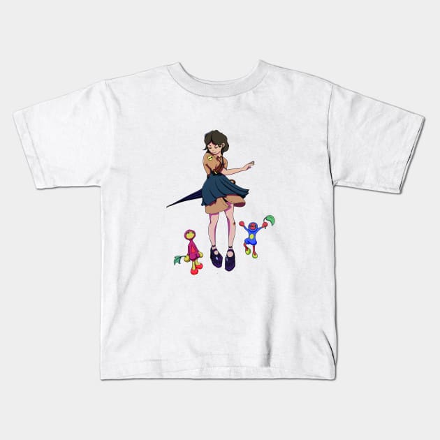 Rainy day Kids T-Shirt by Robert Faux